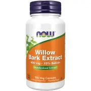 Now Foods, Corteccia di salice bianco, 400 mg, 100 capsule vegetali
