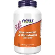 Now Foods, Glucosamina e condroitina, 180 capsule