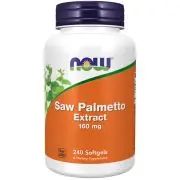 Now Foods, Estratto di Saw Palmetto, 160 mg, 240 capsule molli