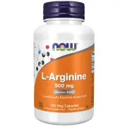 Now Foods, L-Arginina, 500 mg, 100 capsule