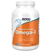 Now Foods, Omega-3, distillato molecolare, 500 softgel