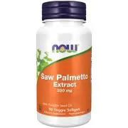 Now Foods, Estratto di Saw Palmetto, 320 mg, 90 Capsule molli Veg.