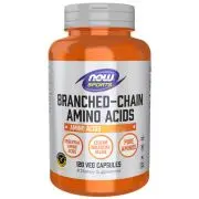 Now Foods, Aminoacidi a catena ramificata BCAA, 120 capsule vegane