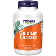 Now Foods, Calcio lattato, 250 compresse vegane