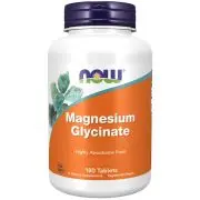 Now Foods, Magnesio glicinato, 180 compresse