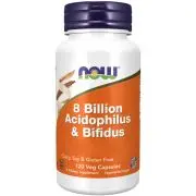 Now Foods, 8 miliardi di Acidophilus e Bifidus, 120 capsule