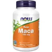 Now Foods, MACA cruda, 750 mg, 90 capsule