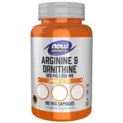 Now Foods, Arginina/Ornitina, 100 capsule