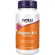 Now Foods, Vitamina K2, 100mcg, 100 capsule vegetali
