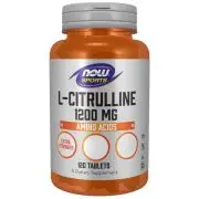 Now Foods, L-Citrullina, 1200 mg, 120 compresse