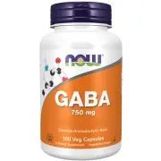 Now Foods, GABA, 750mg, 100 capsule