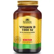Sunshine Nutrition, Vitamina D3, 1000 UI, 100 compresse