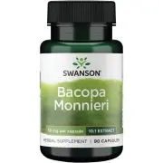 Swanson, Bacopa Monnieri, estratto 10:1, 50mg, 90 capsule