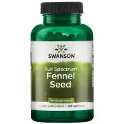 Swanson, Semi di finocchio a spettro completo, 480mg, 100 capsule