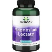 Swanson, Magnesio lattato, 84 mg, 120 capsule
