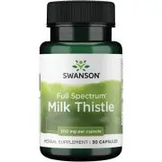 Swanson, Milk Thistle, 500mg, 30 Kapseln1