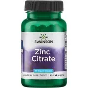 Swanson, Citrato di zinco, 30 mg, 60 capsule