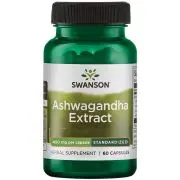 Swanson, Estratto di Ashwagandha, 450 mg, 60 capsule