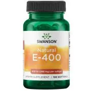Swanson, Vitamina E, 400 UI, 100 capsule molli