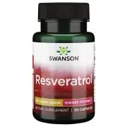 Swanson, Resveratrolo, 250 mg, 30 capsule