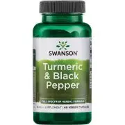 Swanson, Curcuma e pepe nero, 60 capsule