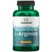 Swanson, L-Arginina, 850mg, 90 capsule