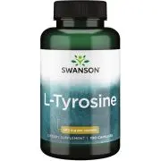 Swanson, L-Tirosina, 500 mg, 100 capsule