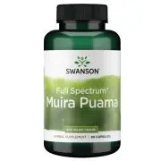 Swanson, Muira Puama a spettro completo, 400 mg, 90 capsule