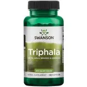 Swanson, Triphala con Amla, Behada e Harada, 500 mg, 100 capsule