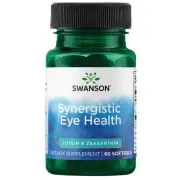 Swanson, Salute degli occhi sinergica - Luteina e Zeaxantina, 60 capsule morbide